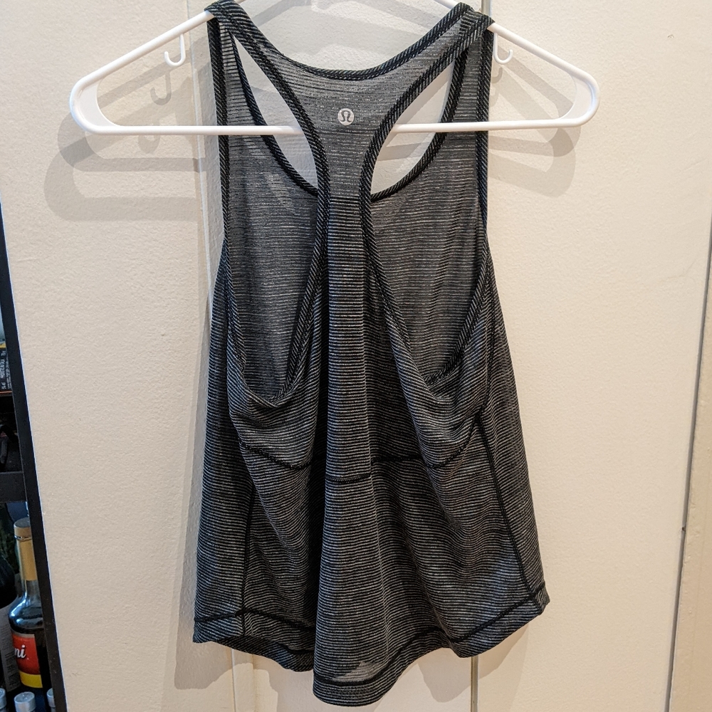 Lululemon Striped Racerback Tank, Size 2 / 4 - Picture 2 of 4
